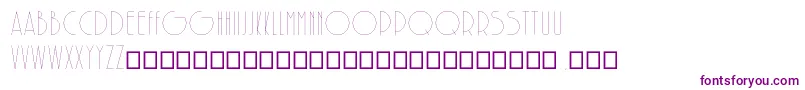 SolarLight-fontti – violetit fontit valkoisella taustalla