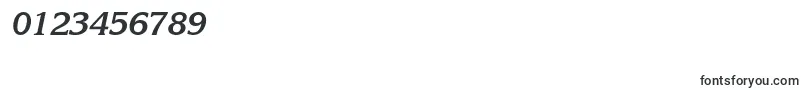 KorinnabttBolditalic Font – Fonts for Numbers and Digits