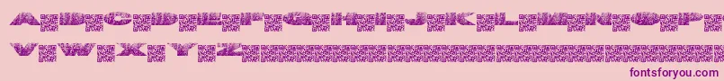 Tigernuts Font – Purple Fonts on Pink Background