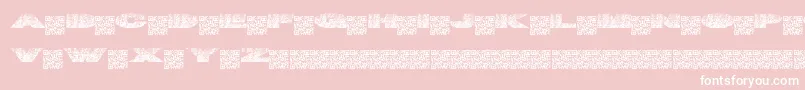 Tigernuts Font – White Fonts on Pink Background