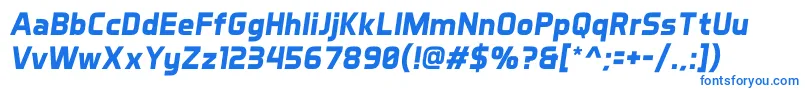 AeroMaticsBoldItalic Font – Blue Fonts