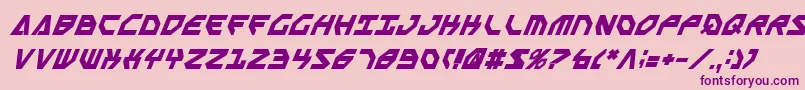 ScarabScriptBoldItalic Font – Purple Fonts on Pink Background