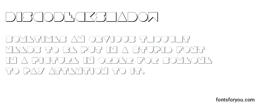 DiscoDeckShadow Font