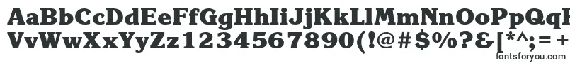 Шрифт KorinnablackettBold – высокие шрифты