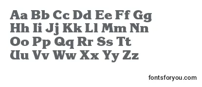 Review of the KorinnablackettBold Font