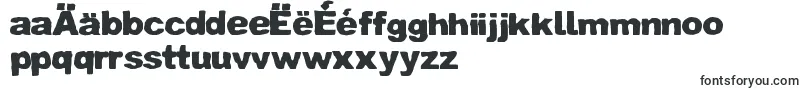 フォントZaiCrumpledpaper – マケドニア文字