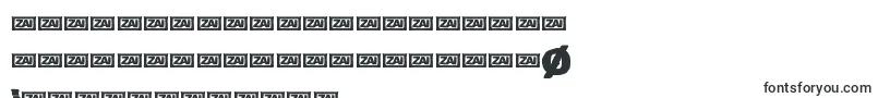 フォントZaiCrumpledpaper – シンディ文字