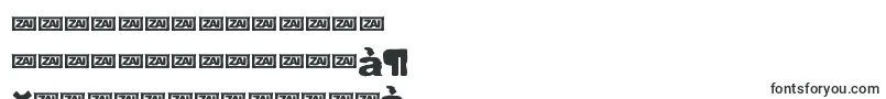 フォントZaiCrumpledpaper – シンハラ文字