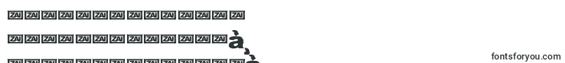 ZaiCrumpledpaper-Schriftart – thailändische Schriften