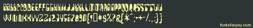 YellowPills Font – Yellow Fonts on Black Background