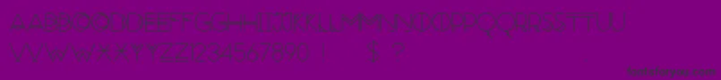 RedMoonRising Font – Black Fonts on Purple Background