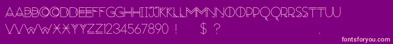 RedMoonRising Font – Pink Fonts on Purple Background