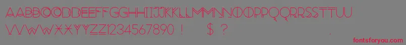 RedMoonRising Font – Red Fonts on Gray Background