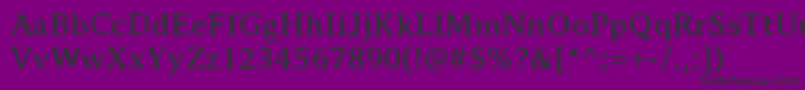 More about AveriaserifRegular Font AveriaserifRegular Font – Black Fonts on Purple Background