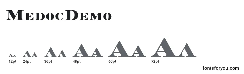 MedocDemo Font Sizes