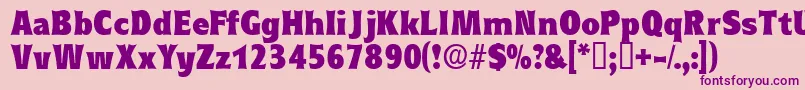 Eleutheriadisplayssk Font – Purple Fonts on Pink Background