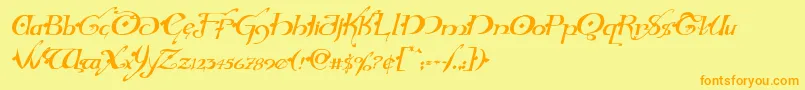 More about Hollyjinglesolidital Font Hollyjinglesolidital Font – Orange Fonts on Yellow Background