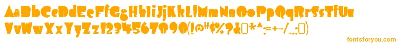 Шрифт AirmoleantiqueRegular – оранжевые шрифты
