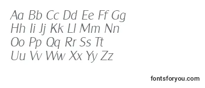 ClearfacegothiclhItalic Font