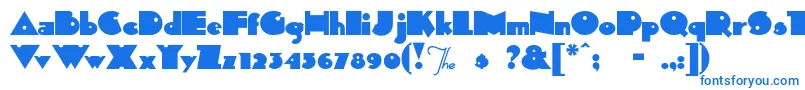 SidThekid Font – Blue Fonts on White Background