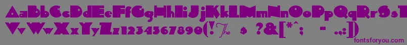 SidThekid Font – Purple Fonts on Gray Background