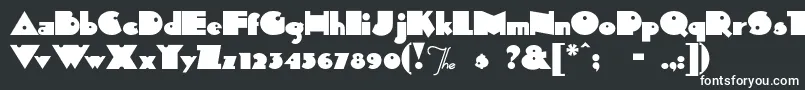 SidThekid Font – White Fonts on Black Background