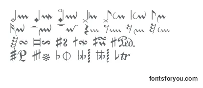 Schriftart NotaC