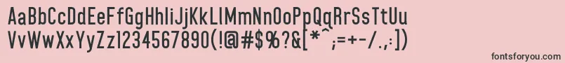 HomeplanetbbBold Font – Black Fonts on Pink Background