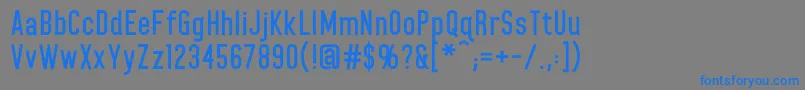 HomeplanetbbBold Font – Blue Fonts on Gray Background
