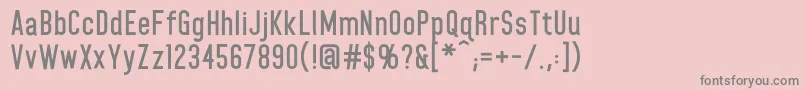 HomeplanetbbBold Font – Gray Fonts on Pink Background