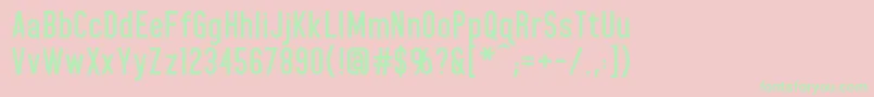 HomeplanetbbBold Font – Green Fonts on Pink Background