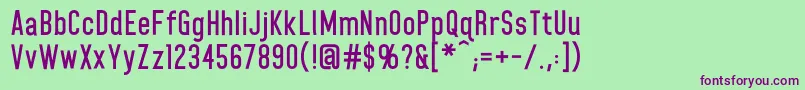 HomeplanetbbBold Font – Purple Fonts on Green Background
