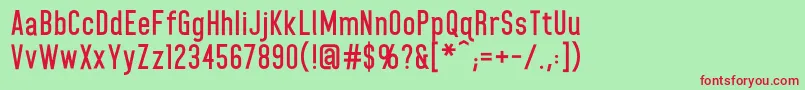 HomeplanetbbBold Font – Red Fonts on Green Background