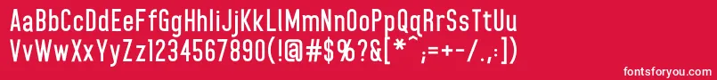 HomeplanetbbBold Font – White Fonts on Red Background