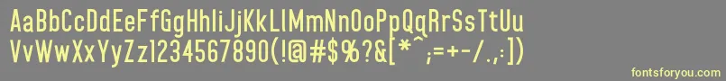 HomeplanetbbBold Font – Yellow Fonts on Gray Background