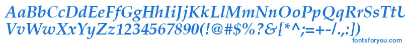 PalatinoРџРѕР»СѓР¶РёСЂРЅС‹Р№РљСѓСЂСЃРёРІ Font – Blue Fonts