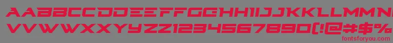 Cyberdynesemital Font – Red Fonts on Gray Background