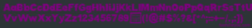CaboldComicDemo Font – Purple Fonts on Black Background