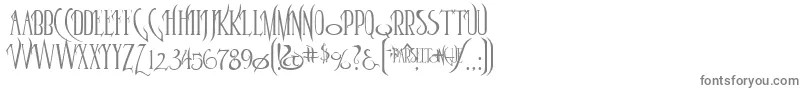 Parseltongue-Schriftart – Graue Schriften