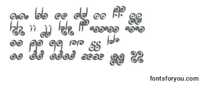 Schriftart Palmofbuddha