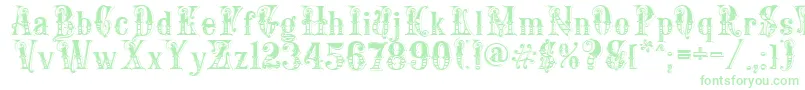 フォントEnglishRose – 緑のフォント