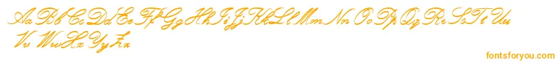 Fonte RoughBrushScript – fontes laranjas