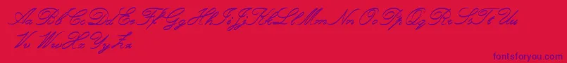 fuente RoughBrushScript – Fuentes Moradas Sobre Fondo Rojo