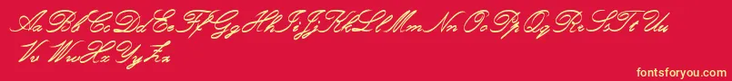 Más sobre la fuente RoughBrushScript fuente RoughBrushScript – Fuentes Amarillas Sobre Fondo Rojo