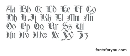 GlastonburyWide Font