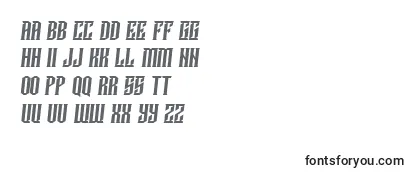 DamagesItalic Font