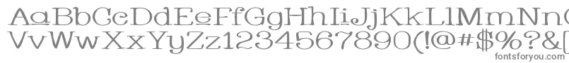 Whacuw-Schriftart – Graue Schriften