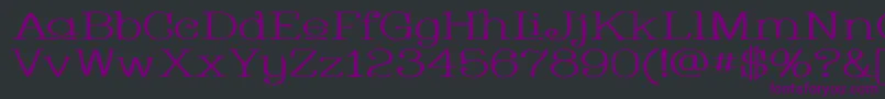 Whacuw Font – Purple Fonts on Black Background