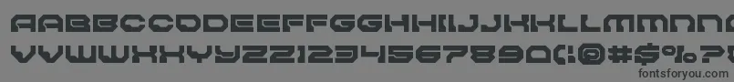 Pulsarclasssolid Font – Black Fonts on Gray Background