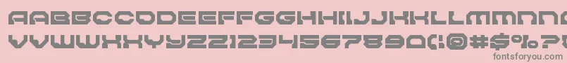 Pulsarclasssolid Font – Gray Fonts on Pink Background